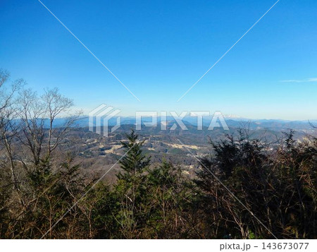 晃石山山頂の絶景パノラマ 栃木市 晃石山山頂の絶景パノラマ 栃木市 143673077