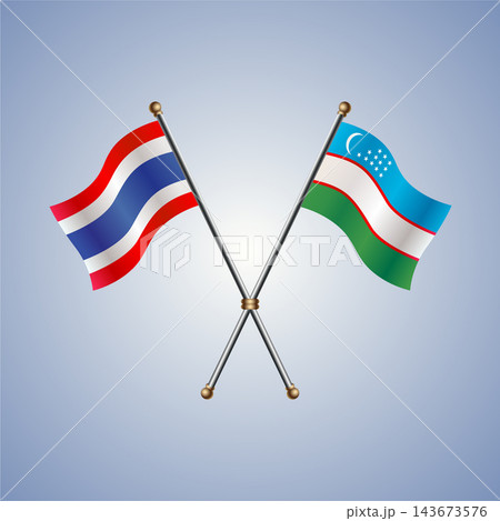 Thailand and Uzbekistan flag relations 143673576
