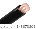 Single Core Copper Electric Cable Wire Close Up Single Core Copper Electric Cable Wire Close Up 143673804