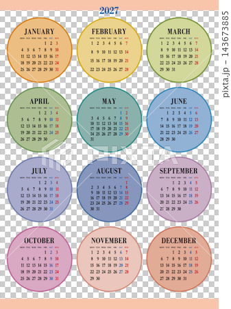 2027 Annual Calendar, Monday Start, No Japanese Holidays Included, Vertical Format 2027 Annual Calendar, Monday Start, No Japanese Holidays Included, Vertical Format 143673885