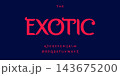 Exotic decorative artistic font with cultural Indian flair, ideal for ethnic and cultural designs, luxurious design for artistic branding. Exotic typography with stylish accents. Vector typeset 143675200