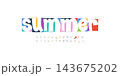 Summer Font Festival Logo Carnival Alphabet Groovy Letter Set Modern Typography, Creative Typographic Design for Food Music Fest Title, Funny Typo Poster Headline, Kids Logotype. Vector Typeface 143675202