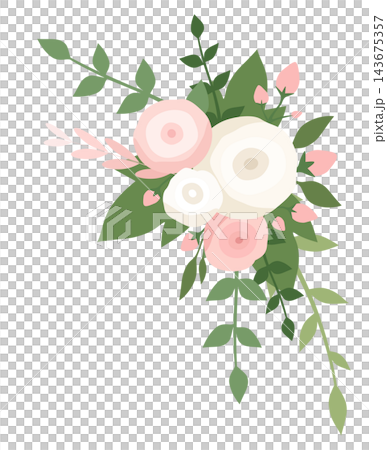 Pastel pink floral bouquet branch botanical decor element sticker print visual graphic clipart artwork design icon illustration Pastel pink floral bouquet branch botanical decor element sticker print visual graphic clipart artwork design icon illustration 143675357