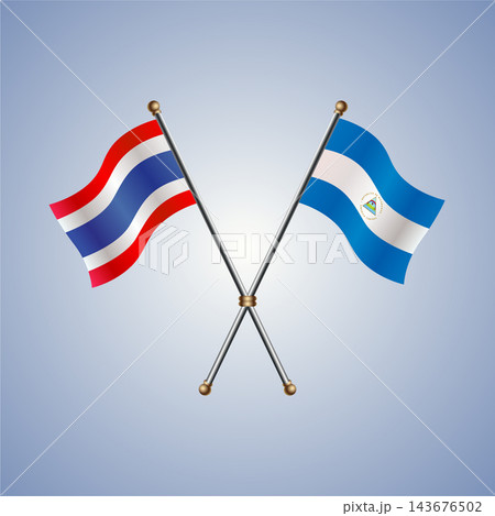 Thailand and Nicaragua flag relations 143676502