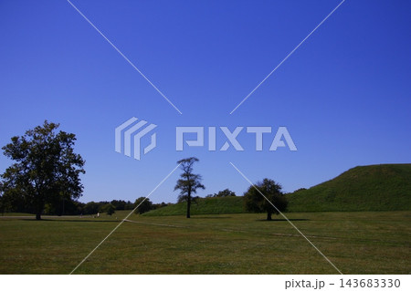 Monks Mound, Cahokia Mounds State Historic Site, Collinsville, Illinois Monks Mound, Cahokia Mounds State Historic Site, Collinsville, Illinois 143683330