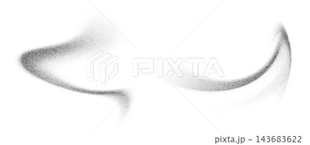 Black grain texture, charcoal splashes, dark sand abstract stipple shapes. Black grain texture, charcoal splashes, dark sand abstract stipple shapes. 143683622