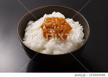 明太子　なめ茸　ご飯 143684486