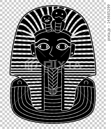 Tutankhamun's golden mask Tutankhamun's golden mask 143685299