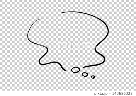 A thought bubble of vague anxiety and dissatisfaction A thought bubble of vague anxiety and dissatisfaction 143686328
