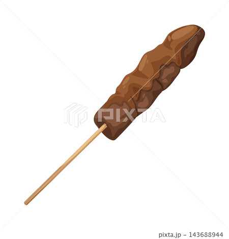 Illustration of Beef Satay Illustration of Beef Satay 143688944