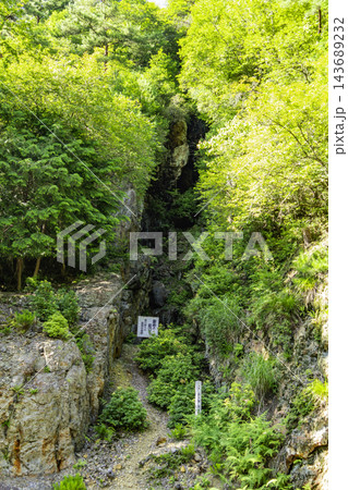 生野銀山　露天掘跡　慶寿ひ　兵庫県朝来市 143689232