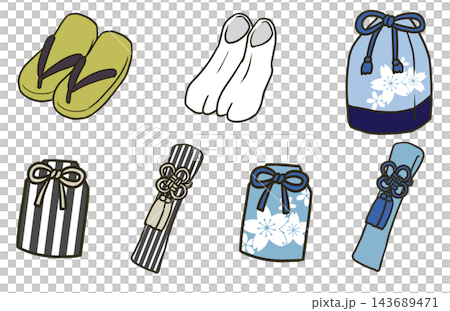 Set of Japanese accessories for men 143689471