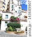 View of Minori on the Amalfi Coast in Italy. 143689907