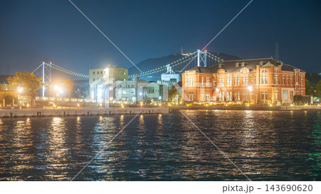 福岡・門司港の夜景 143690620