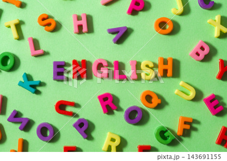 「ENGLISH」のアルファベット 「ENGLISH」のアルファベット 143691155