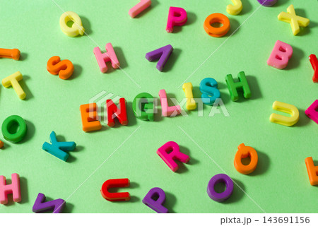「ENGLISH」のアルファベット 「ENGLISH」のアルファベット 143691156