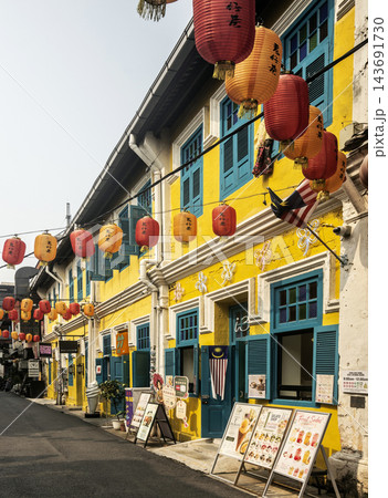 heritage building tourist attraction landmark in historic old town chinatown area of Kuala Lumpur in Malaysia heritage building tourist attraction landmark in historic old town chinatown area of Kuala Lumpur in Malaysia 143691730