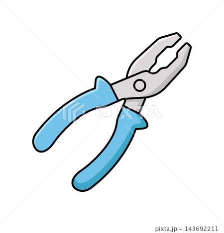pliers icon vector design template in white background 143692211