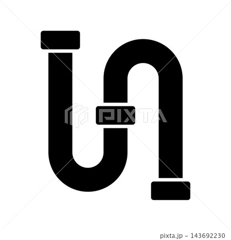 pipe plumbing icon vector design template in white background pipe plumbing icon vector design template in white background 143692230