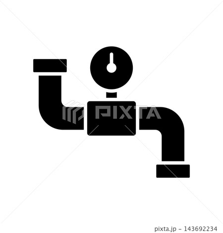 pipe plumbing icon vector design template in...のイラスト素材 [143692234] - PIXTA