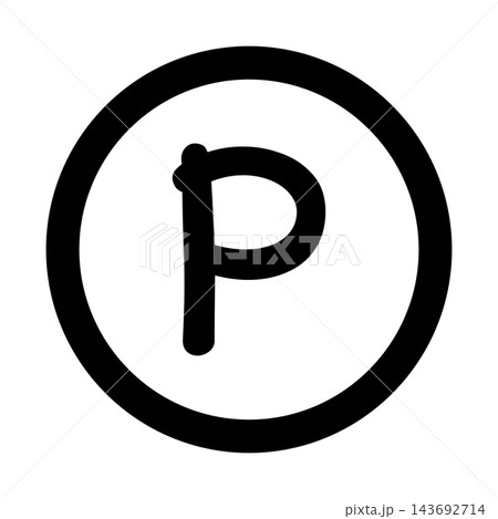Parking lot icon Parking lot icon 143692714