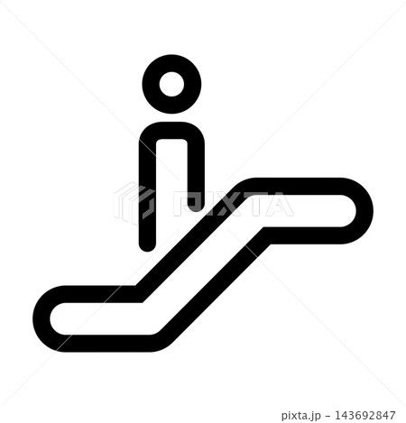 Escalator icon Escalator icon 143692847