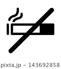 Non-smoking icon 143692858