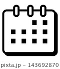 Calendar icon 143692870