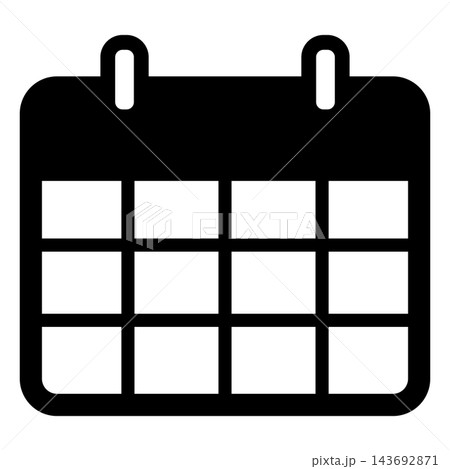 Calendar icon Calendar icon 143692871