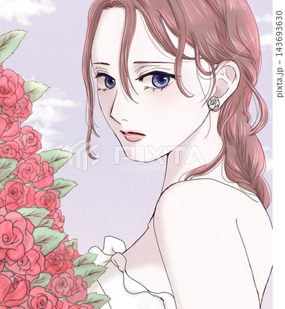 何か言いたそうな物憂げな女性 何か言いたそうな物憂げな女性 143693630