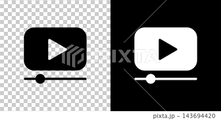 影片播放圖示(附播放進度條);播放器;影片;媒體 影片播放圖示(附播放進度條);播放器;影片;媒體 143694420