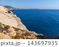 Coastal landscape photography taken on a sunny summer day 143697935