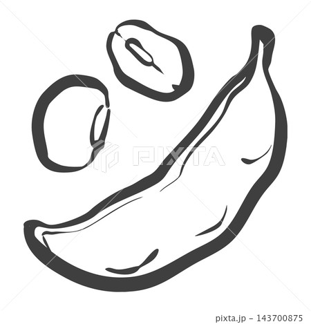 えだまめの手描き筆絵風イラスト えだまめの手描き筆絵風イラスト 143700875