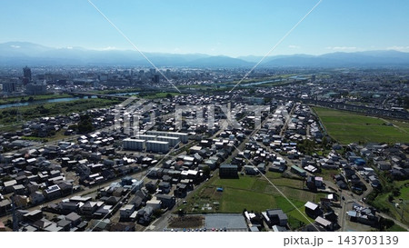 石坂上空から富山市街地 143703139