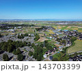 富山平野越しの富山湾 143703399