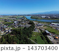 富山平野と神通川 143703400