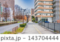 浜松アクト通りとアクトタワーの美しい街並み 16:9 Webヘッダー用コピースペース(静岡県) 143704444