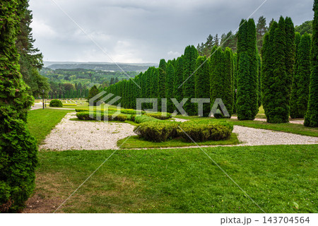Rose Valley in Kislovodsk National Park. Russia Rose Valley in Kislovodsk National Park. Russia 143704564