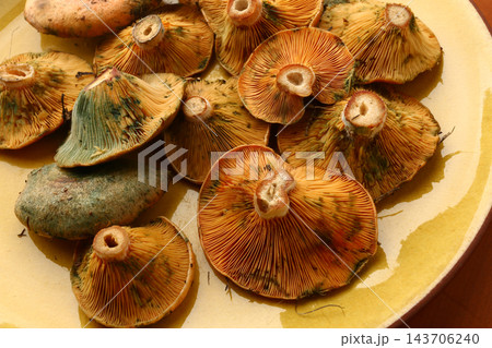 Wild Edible Mushrooms Traditional Autumn Food and Mediterranean Gastronomy Wild Edible Mushrooms Traditional Autumn Food and Mediterranean Gastronomy 143706240