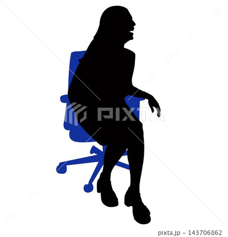 a woman body silhouette vector a woman body silhouette vector 143706862