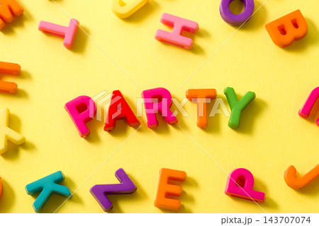 「PARTY」のアルファベット 「PARTY」のアルファベット 143707074