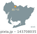 瀬戸市　せとし　愛知県　市役所所在地 143708035