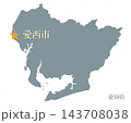 愛西市　あいさいし　愛知県　市役所所在地 143708038