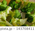 採れたて茹でたて緑鮮やかブロッコリー。 143708411