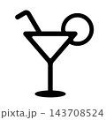 ベクターのカクテルイラスト 143708524