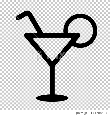 向量雞尾酒插圖 143708524