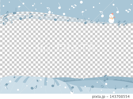 雪景音樂會相框(橫版) 雪景音樂會相框(橫版) 143708554