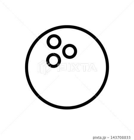 Bowling Ball icon vector design templates simple and modern 143708833