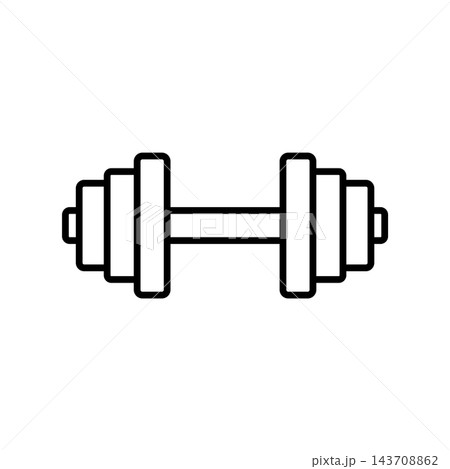 Dumbbell icon vector design templates simple and modern Dumbbell icon vector design templates simple and modern 143708862