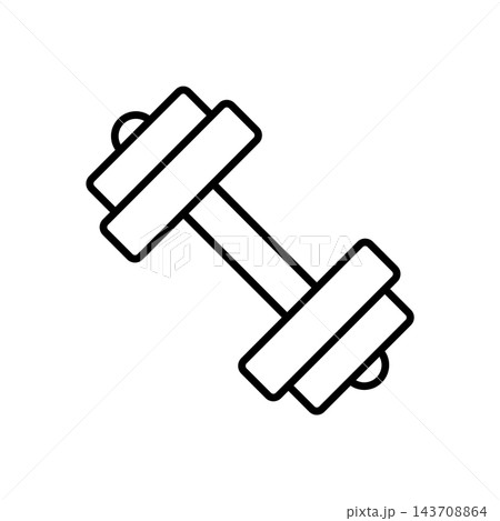 Dumbbell icon vector design templates simple and modern 143708864